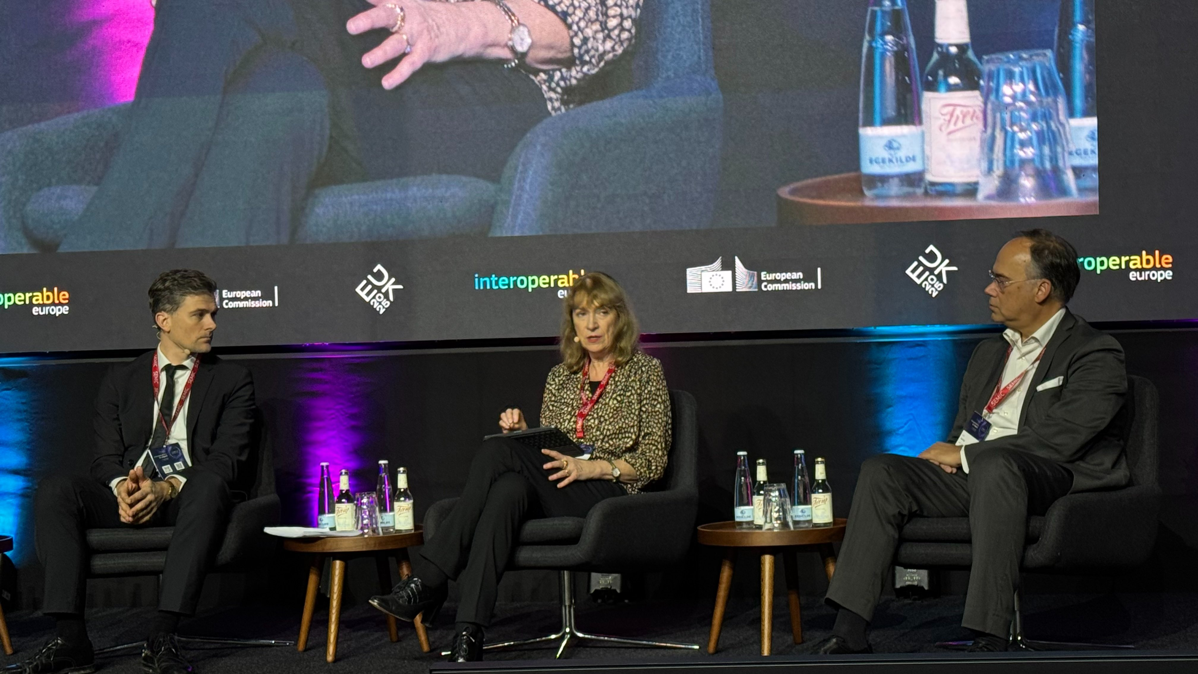 Photo from the stage of high-level panel from SEMIC 2025 conference