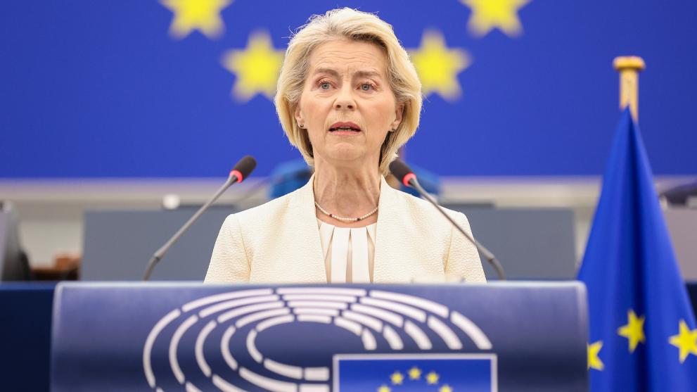 Photo of President von der Leyen from the latest State of the Union speech